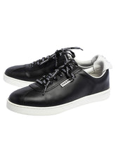 Chanel black leather sneakers